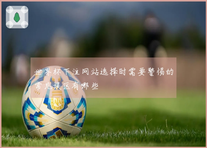 世界杯下注网站选择时需要警惕的常见误区有哪些